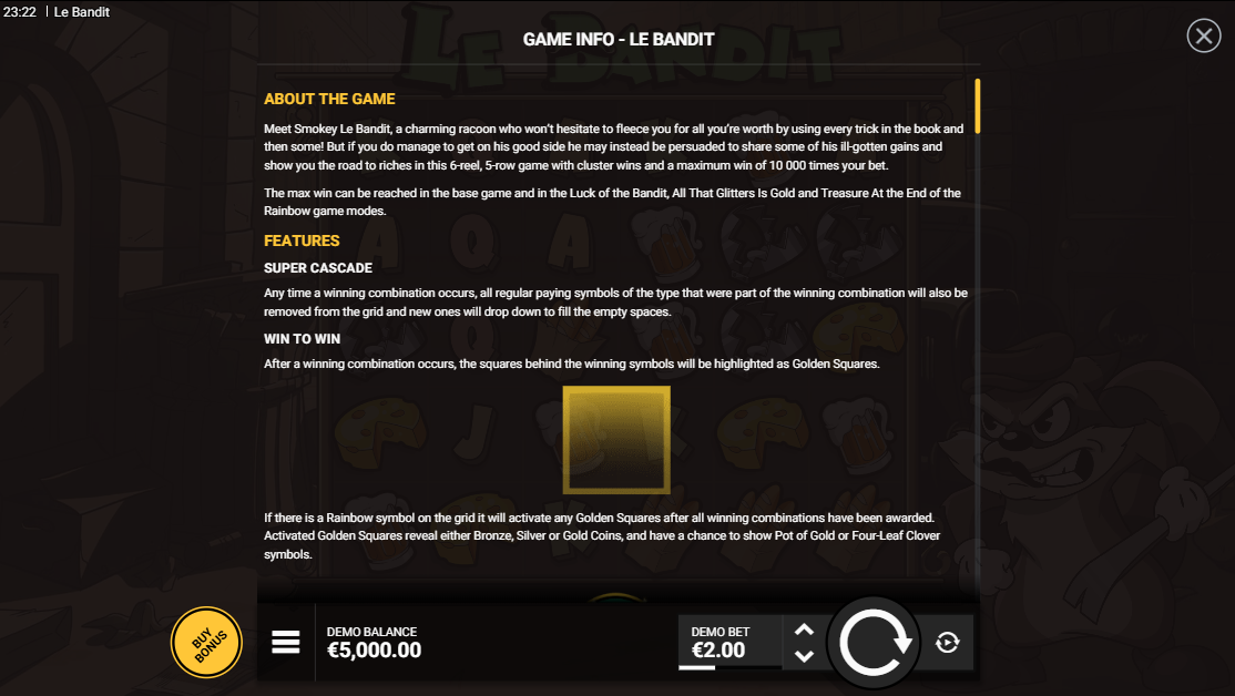 Le Bandit (Hacksaw Gaming) Image 2